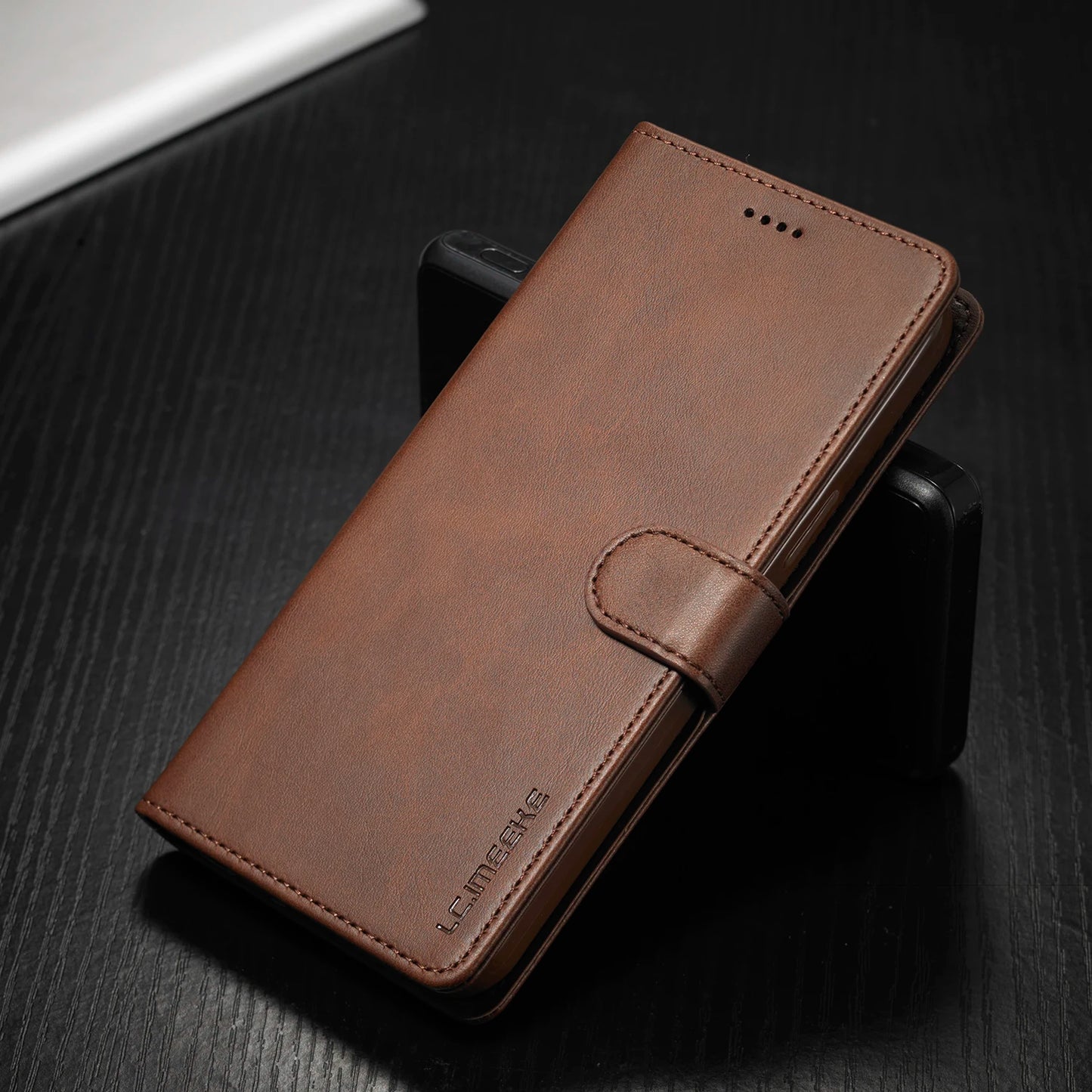 Flip Leather Wallet Case For iPhone Card Slot Wallet Phone Cover