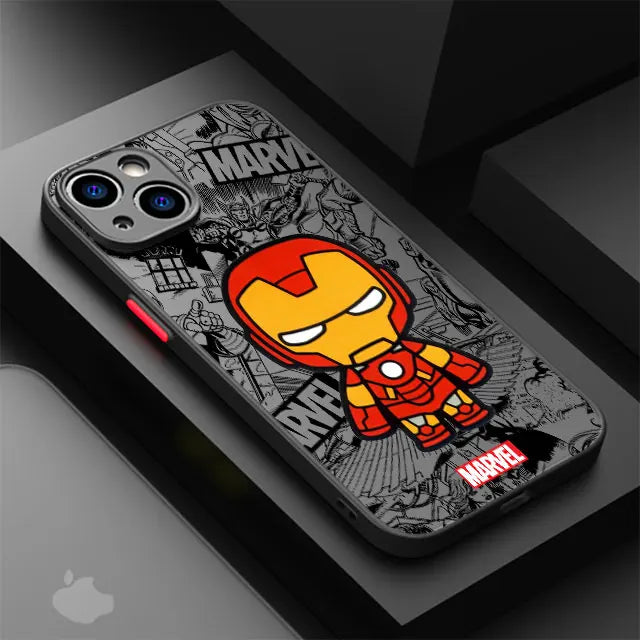 Cartoon Marvel Case for iPhone Shockproof Cover