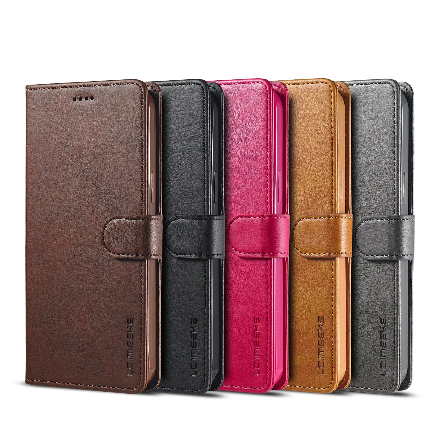 Flip Leather Wallet Case For iPhone Card Slot Wallet Phone Cover