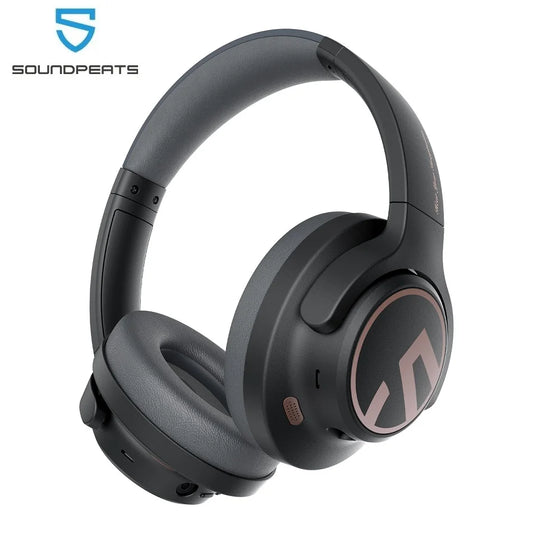 SoundPEATS Space Headphones Bluetooth 5.3 Hybrid Active Noise Cancelling Wireless Headphone 123H