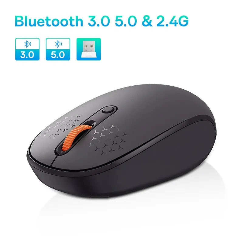 Baseus F01B Mouse Wireless Bluetooth 5.0 Mouse 1600 DPI Silent Click