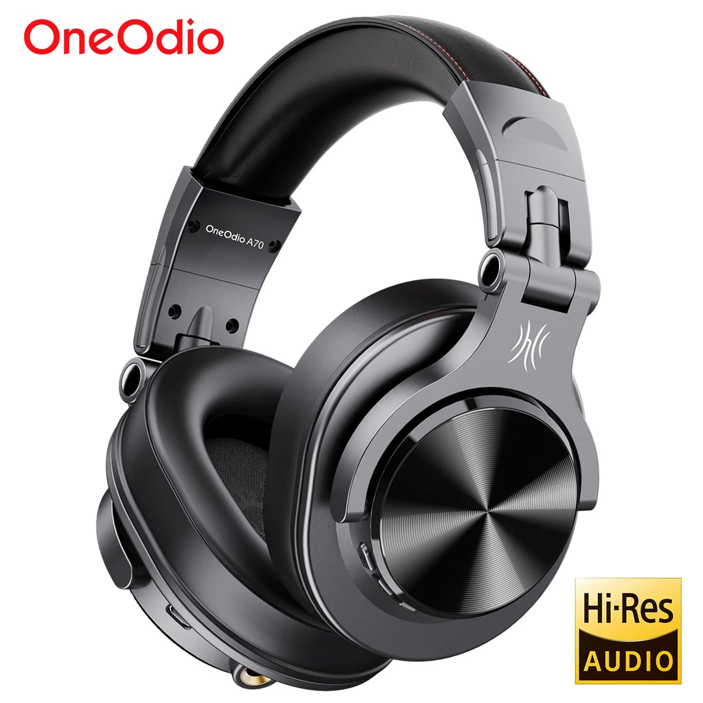 Oneodio Bluetooth 5.2 Headphones Hi-Res Audio Over Ear Wireless Headset Headphones 72H