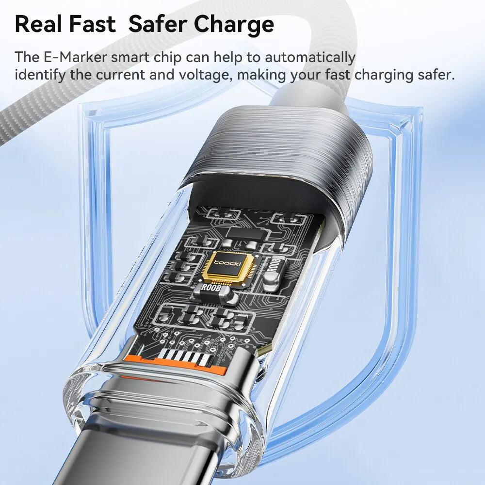 Type C to Type C Cable 100W PD Display Fast Charging Charger