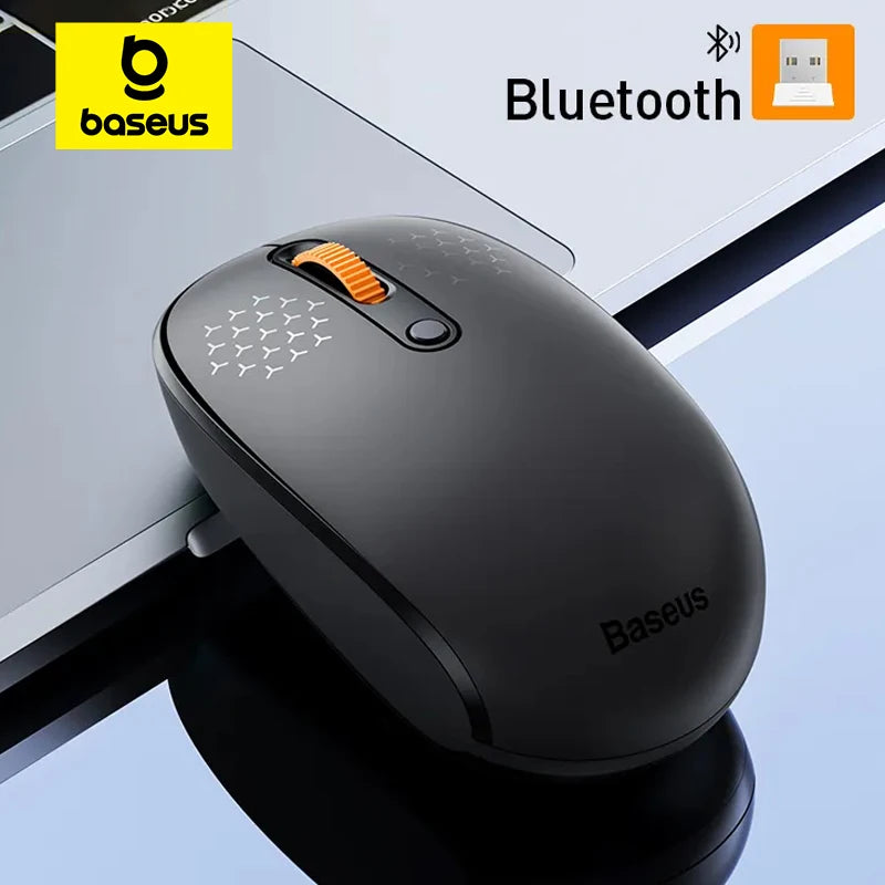 Baseus F01B Mouse Wireless Bluetooth 5.0 Mouse 1600 DPI Silent Click