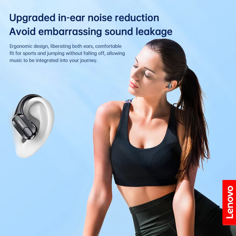 Lenovo Think Plus XT80 Sports Wireless Earphones with Mics, LED Power Display,Hifi Stereo Sound Bluetooth 5.3 TWS Headphones